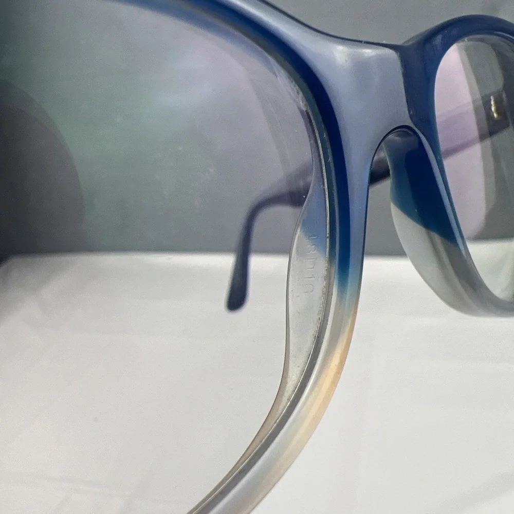 Ray Ban Kids Eyeglasses RB 1528  3581  FRAMES ONLY Blue Clear Full Rim 48-16-130